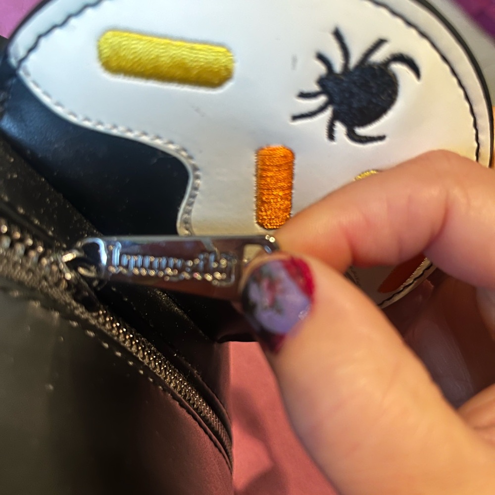 Loungefly x Disney Minnie Mouse Candy Corn Cupcake Mini Backpack Glow in Dark - Picture 8 of 11